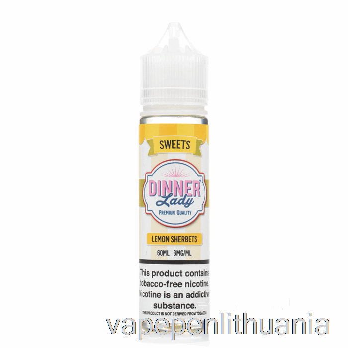 Citrinų šerbetas - Vape Vakarienė Lady E-liquid - 60ml 6mg Vape Skystis